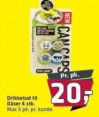 Drikkevand til dåser 4 stk.