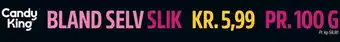 Bland selv slik pr 100 g