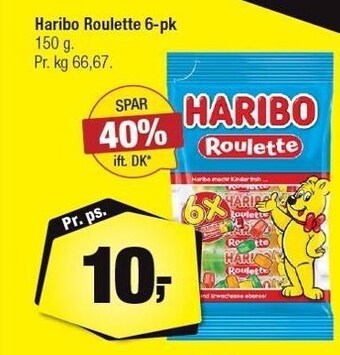 Calle Haribo roulette 6-pk tilbud