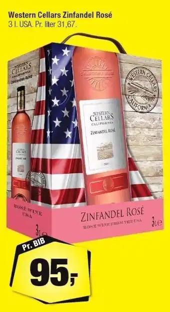 Calle Western cellars zinfandel rosé 3 l. tilbud