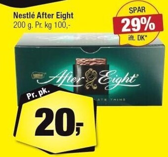 Calle Nestlé after eight tilbud