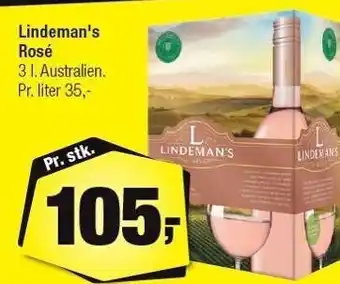 Calle Lindeman´s rosé 3 l. tilbud