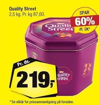 Calle Quality street 2,5 kg tilbud