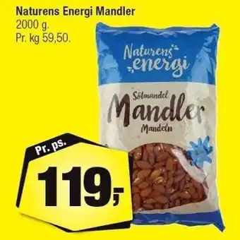 Calle Naturens energi mandler 2 kg tilbud