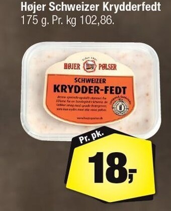 Calle Højer schweizer krydderfedt tilbud