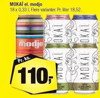 Mokaï el. modjo 18x0,33 l.