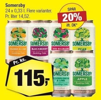 Calle Somersby 24x0,33 l. tilbud