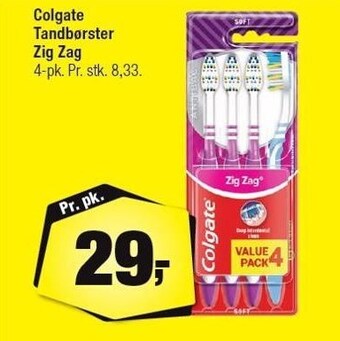 Calle Colgate tandbørster zig zag tilbud