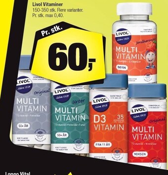 Calle Livol vitaminer tilbud