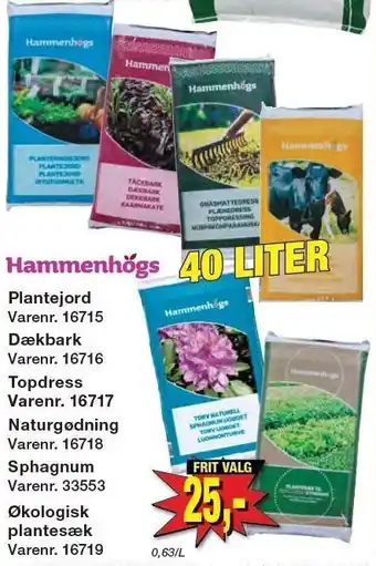 Harald Nyborg Plantejord, dækbark, topdress, naturgødning el. økologisk plantesæk tilbud
