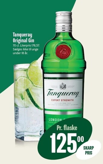 Min Købmand Tanqueray original gin tilbud