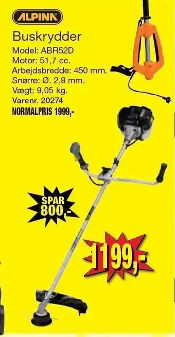 Harald Nyborg Alpina buskrydder tilbud
