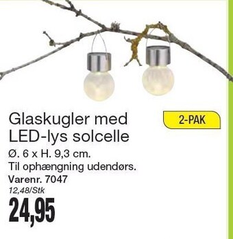 Harald Nyborg Glaskugler med led-lys solcelle tilbud