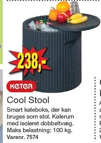 Harald Nyborg Keter cool stool tilbud