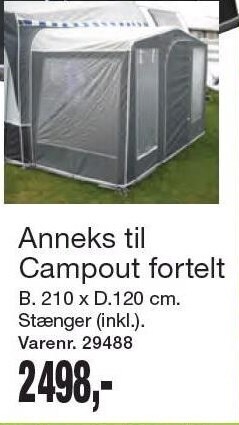 Harald Nyborg Anneks til campout fortelt tilbud
