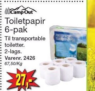 Harald Nyborg Toiletpapir 6-pak tilbud
