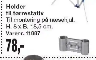 Harald Nyborg Holder t. tørrestativ tilbud