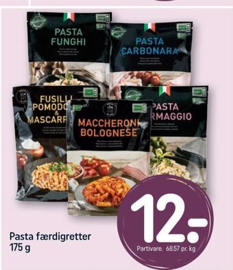 REMA 1000 Pasta færdigretter 175 g tilbud