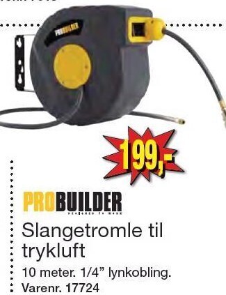 Harald Nyborg Slangetromle t. trykluft tilbud