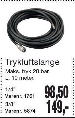 Harald Nyborg Trykluftslange tilbud