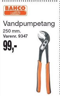 Harald Nyborg Vandpumpetang tilbud