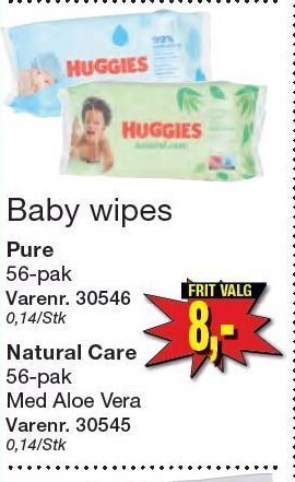 Harald Nyborg Baby wipes tilbud