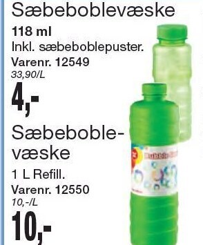 Harald Nyborg Sæbeboblevæske tilbud