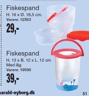 Harald Nyborg Fiskespand tilbud