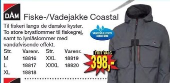 Harald Nyborg Fiske-/vadejakke coastal tilbud