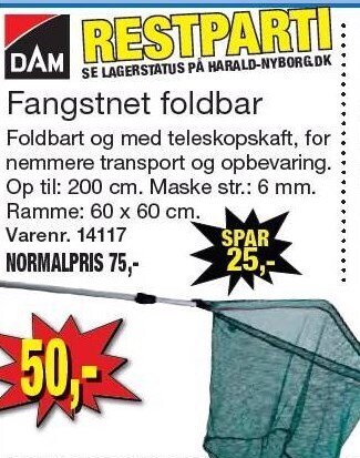Harald Nyborg Fangstnet foldbar tilbud
