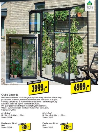 Qube lean-to