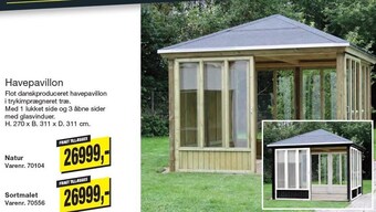 Harald Nyborg Havepavillon tilbud