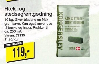 Harald Nyborg Kongerslev hæk- og stedsegrøntgødning tilbud