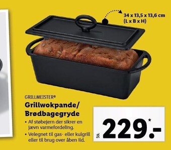 Grillmeister grillwokpande/brødbagegryde