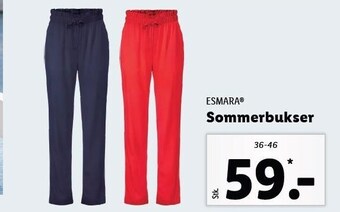 Lidl Esmara sommerbukser tilbud