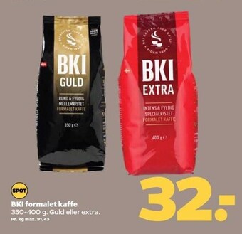 Netto Bki formalet kaffe tilbud