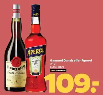Netto Gammel dansk el. aperol tilbud