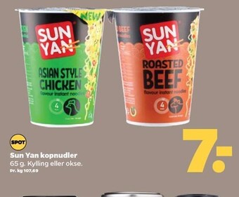 Netto Sun yan kopnudler tilbud