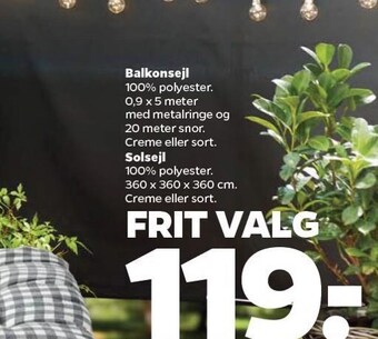 Balkonsejl