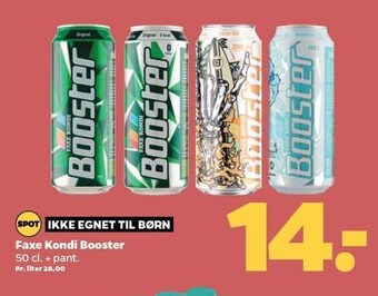 Netto Faxe kondi booster tilbud