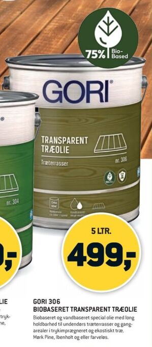 XL-BYG Gori træolie tilbud