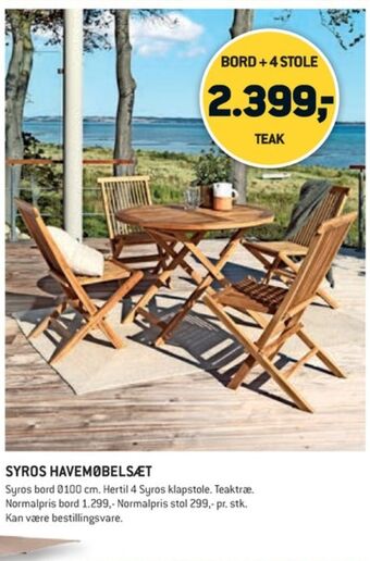 XL-BYG Ukendt havemøbelsæt tilbud