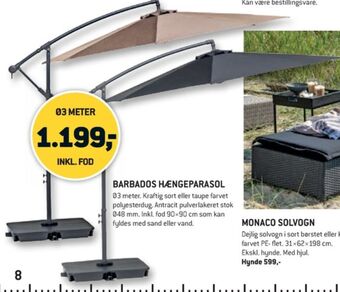 XL-BYG Ukendt parasol tilbud