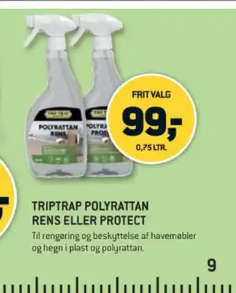 Trip trap afrenser