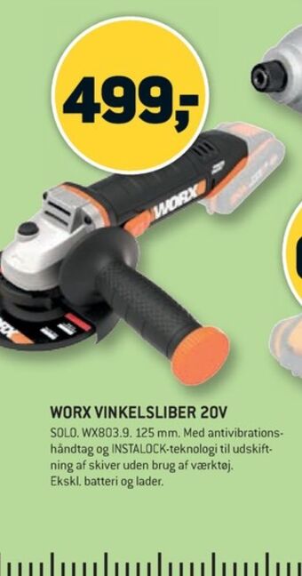 Worx professional vinkelsliber
