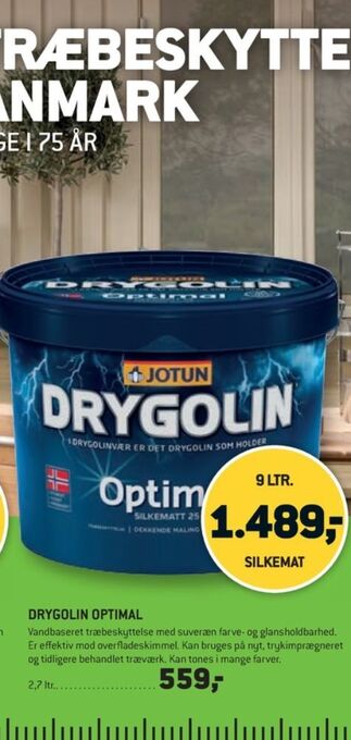 XL-BYG Drygolin træbeskyttelse tilbud