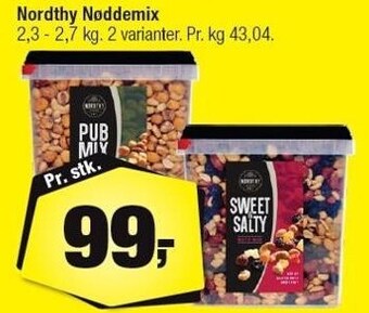 Calle Nordthy nøddemix tilbud
