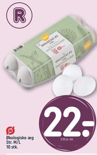 REMA 1000 Økologiske æg str. m/l tilbud