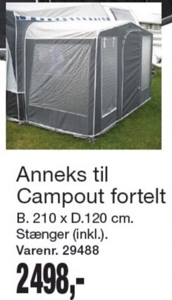 Harald Nyborg Anneks til Campout fortelt tilbud