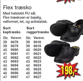 Harald Nyborg Flex træsko tilbud